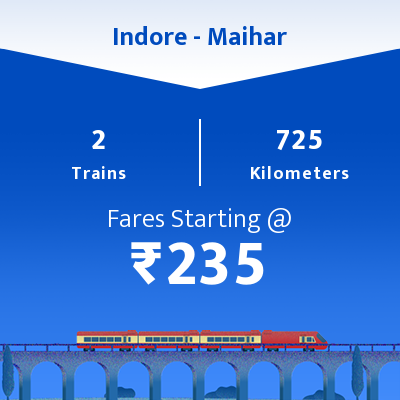 Indore To Maihar Trains